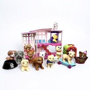 Barbie Pet Dog PlaySet Small Figure Dogs & Accessories Playset Bundle
